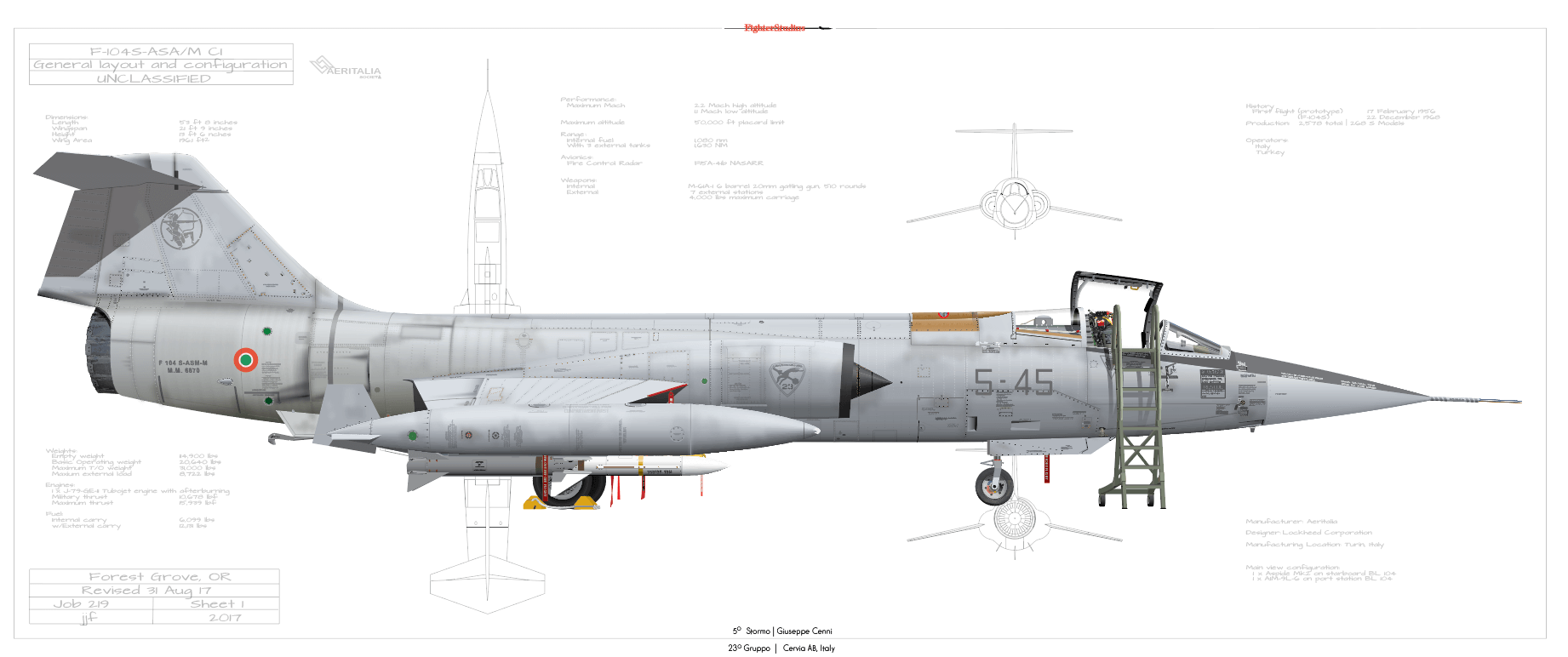 その他 No205 1/72 F-104C 435 TFS Lt. Joe Nevers 1:72 Lockheed F-104N Joe Walker Tribute - F-104 Starfighter